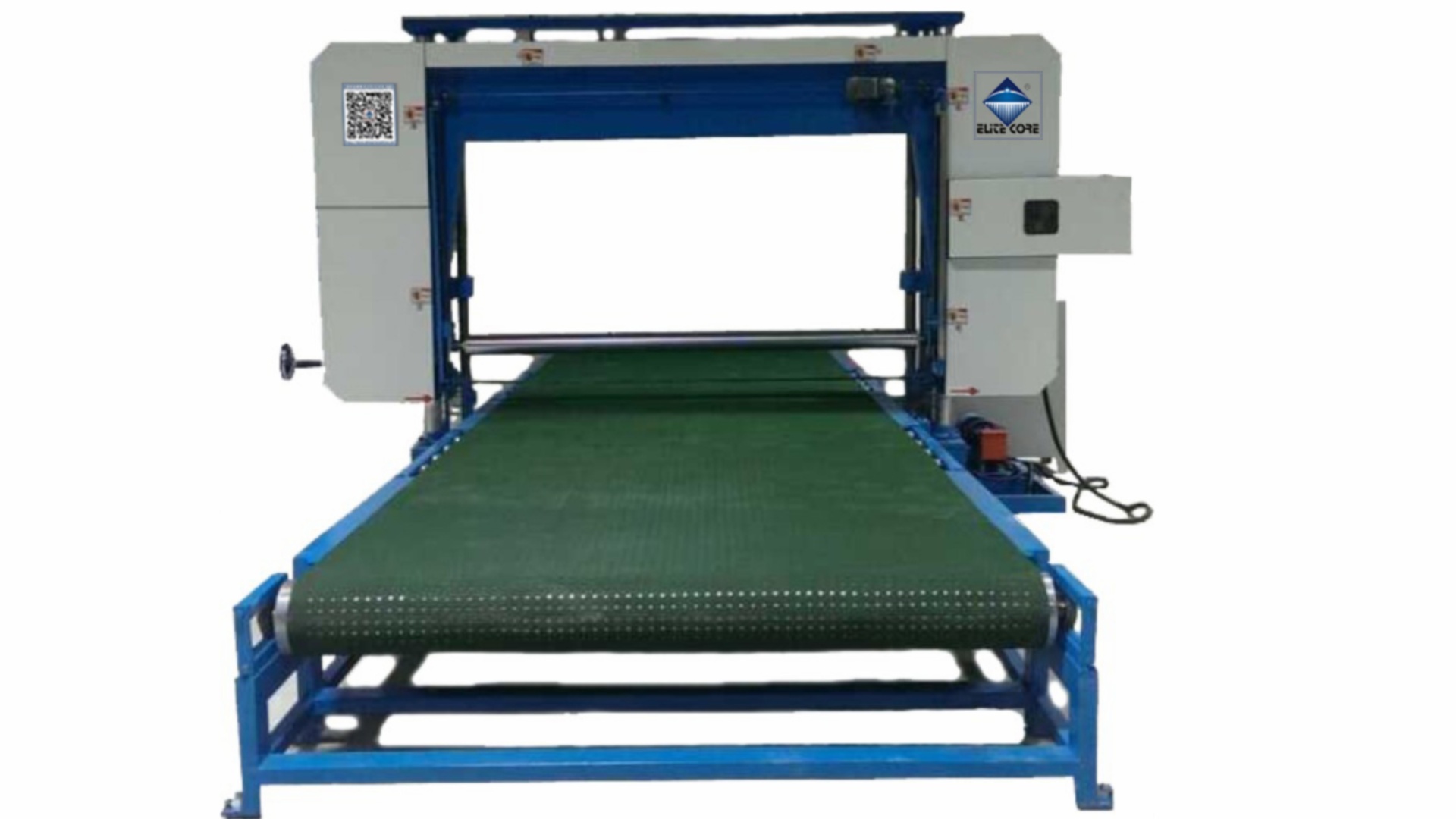 ECMT-135 136 全自动泡绵平切机(输送网带+强力吸风装置)