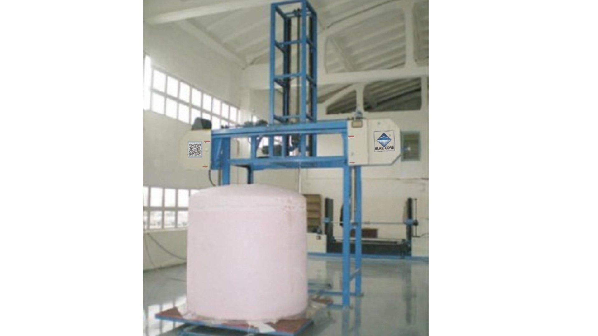 ECMT-125B 立式泡绵打孔切顶机